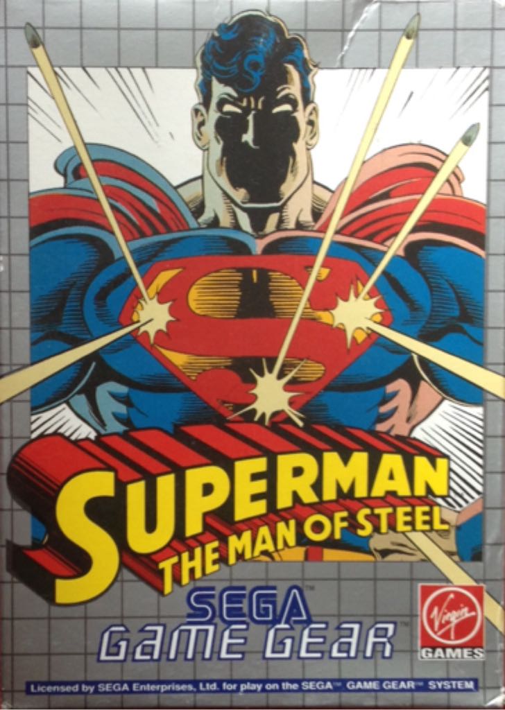 Superman The Man Of Steel - Sega Game Gear video game collectible - Main Image 1