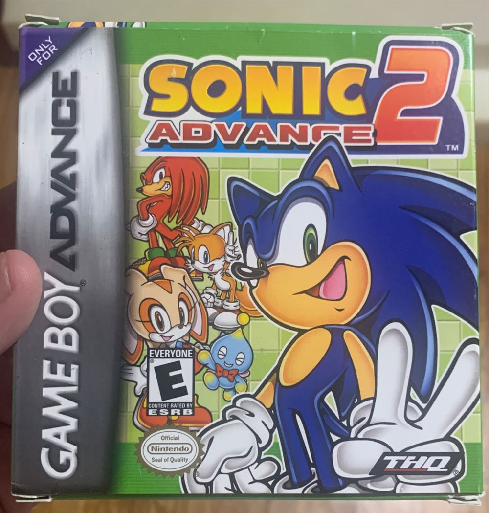 Sonic Advance 2 - Nintendo Game Boy Advance (GBA) (THQ - 4) video game collectible [Barcode 785138321431] - Main Image 3