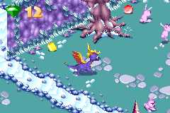 Spyro Season of Ice - Nintendo Game Boy Advance (GBA) (Universal Interactive Studios - 1) video game collectible - Main Image 2