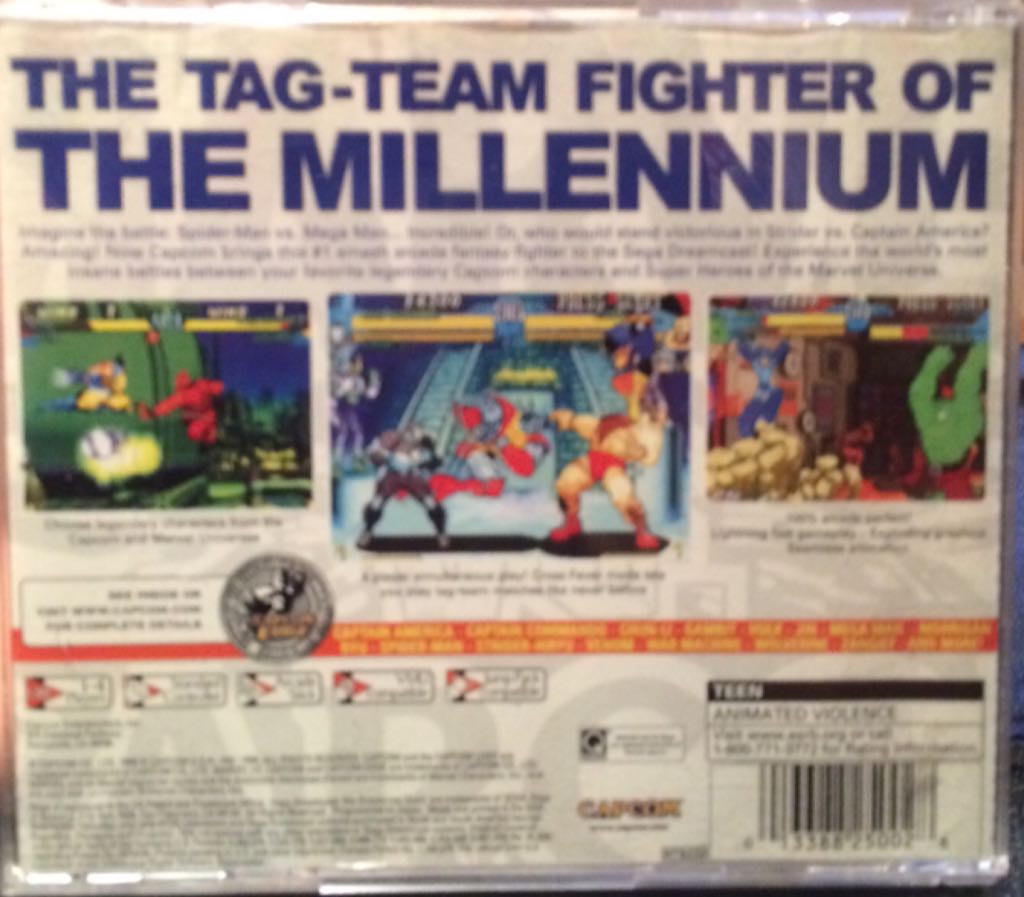 Marvel vs. Capcom: Clash of Super Heroes - Sega Dreamcast (Capcom) video game collectible - Main Image 2