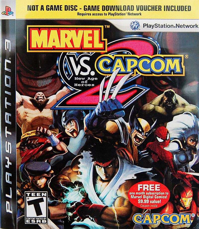 Marvel vs. Capcom 2 - Sony PlayStation Network (PSN) video game collectible - Main Image 1