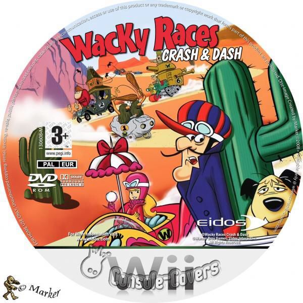 Wacky Races - Nintendo Wii (Eidos - 4) video game collectible [Barcode 788687300100] - Main Image 2