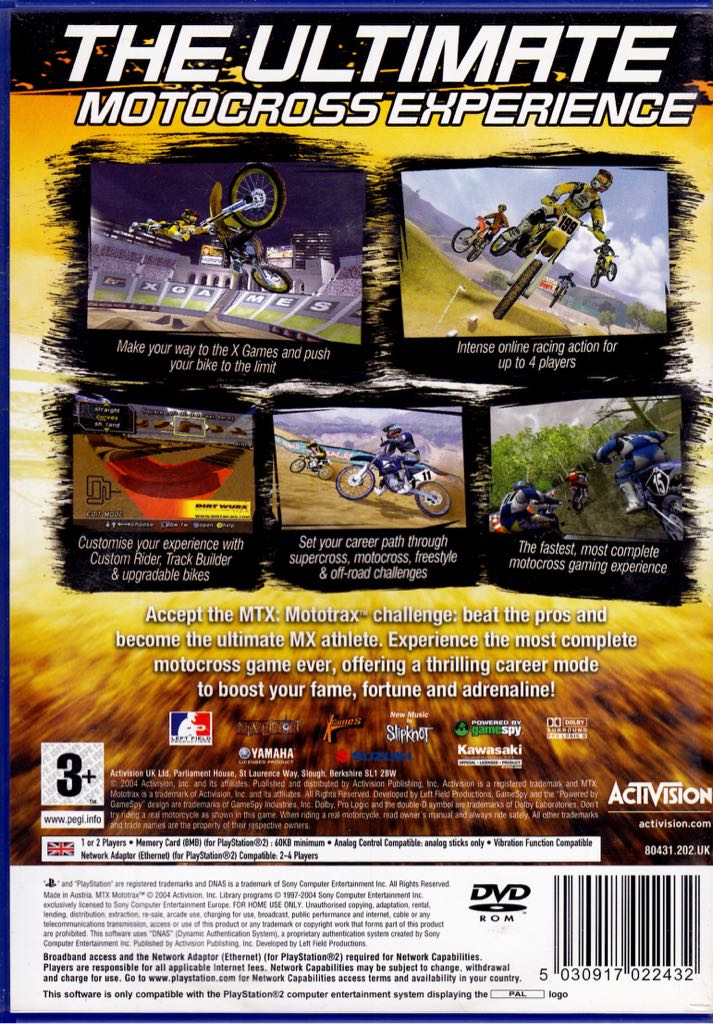 MTX: Mototrax - Sony PlayStation Portable (PSP) (Activision) video game collectible [Barcode 047875753174] - Main Image 2