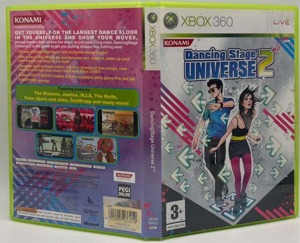 Dancing Stage Universe 2 - Microsoft Xbox 360 video game collectible [Barcode 4012927033210] - Main Image 3