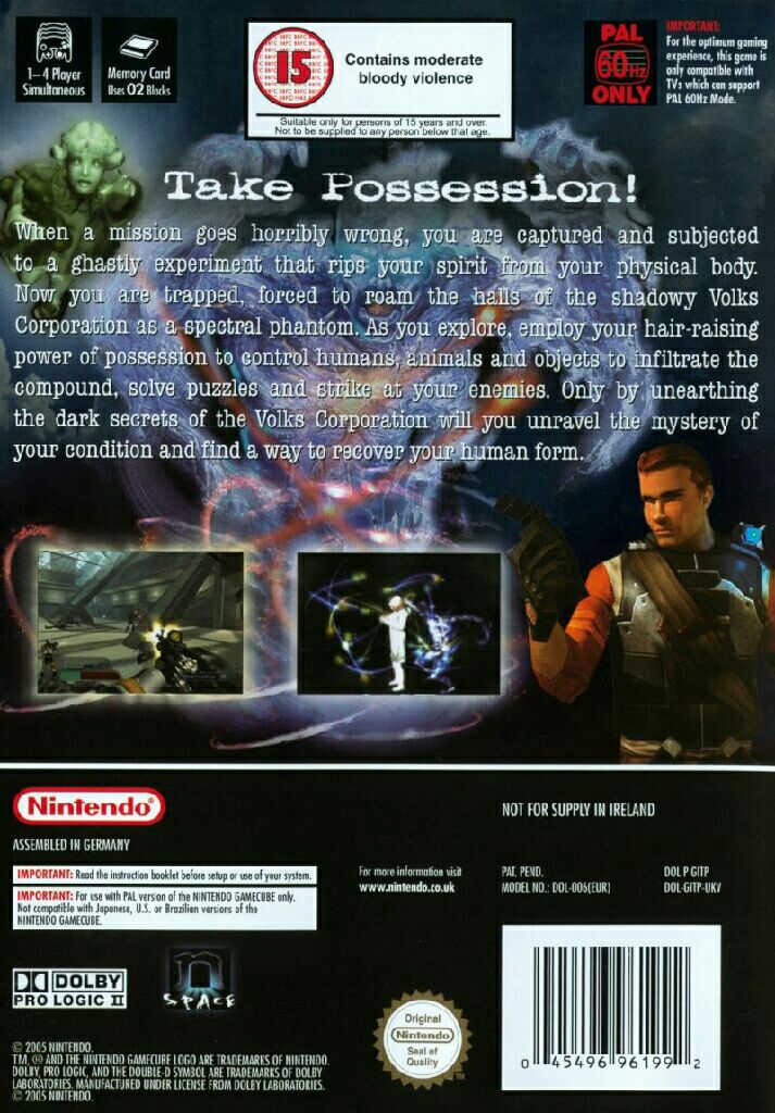 Geist - Nintendo GameCube (Nintendo - 1) video game collectible [Barcode 045496393892] - Main Image 2