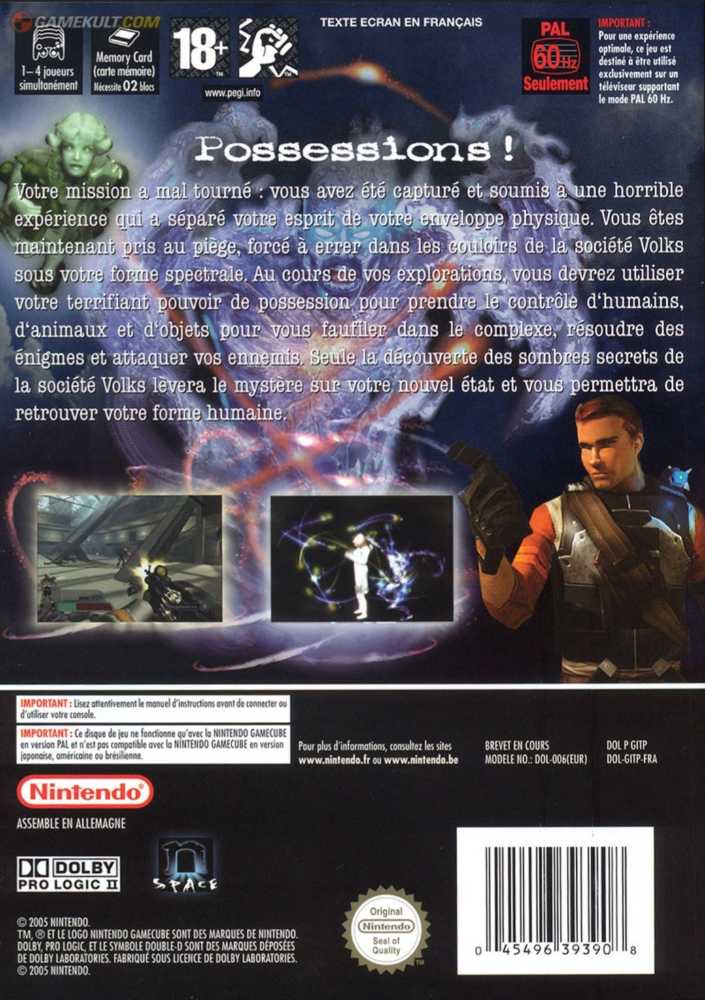 Geist - Nintendo GameCube (Nintendo - 1) video game collectible [Barcode 045496393908] - Main Image 2