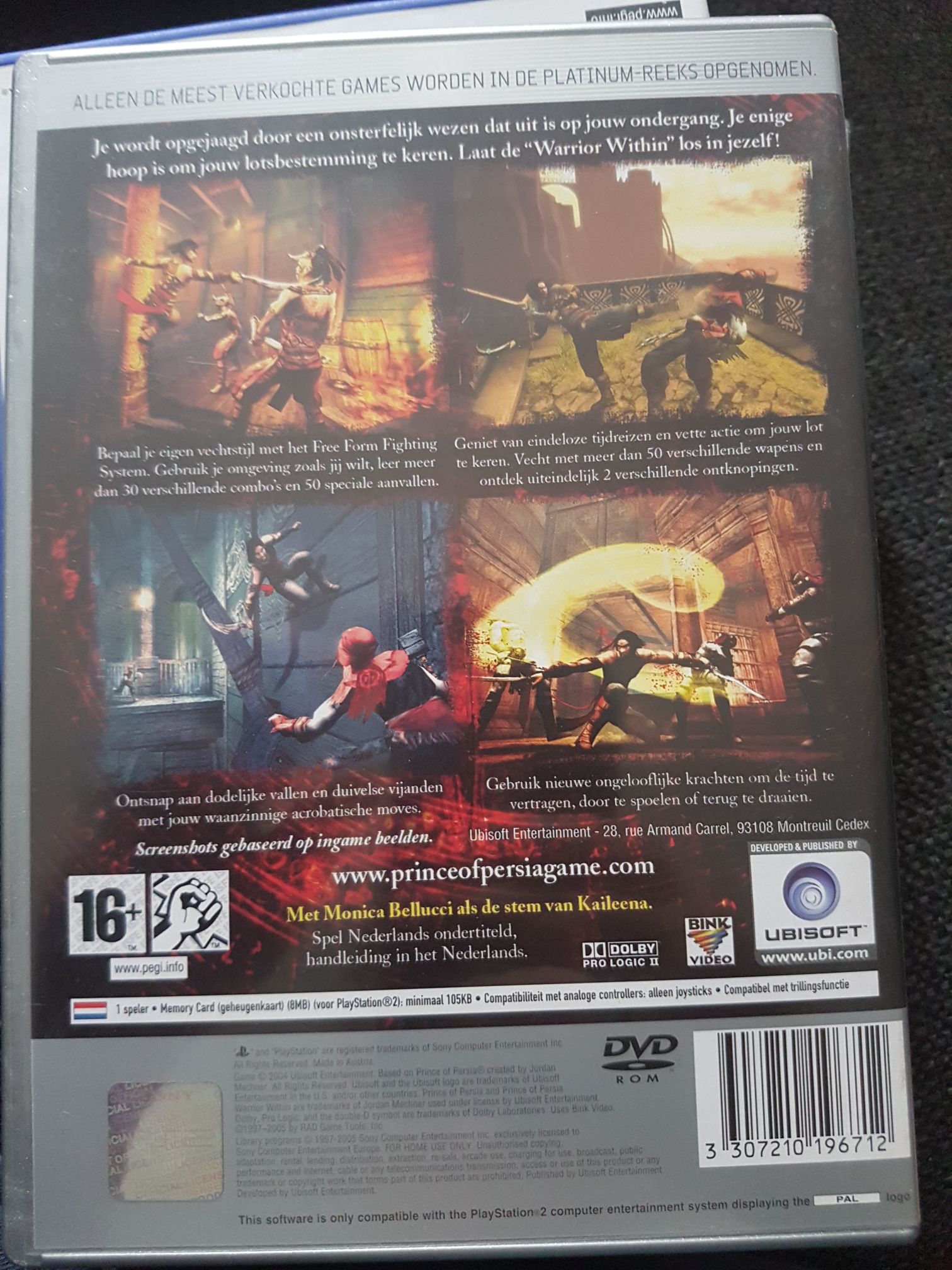 Prince Of Persia Warrior Within -platinum- - Sony PlayStation 2 (PS2) video game collectible [Barcode 3307210196712] - Main Image 2