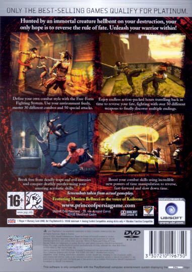 Prince Of Persia Warrior Within - Sony PlayStation 2 (PS2) (Ubisoft) video game collectible [Barcode 3307210198365] - Main Image 2