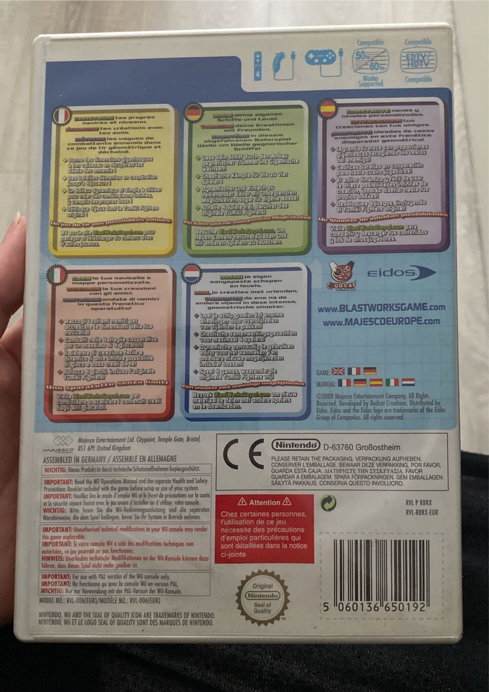 Blast Works - Nintendo Wii (Majesco Entertainment - 1-4) video game collectible [Barcode 5060136650192] - Main Image 2