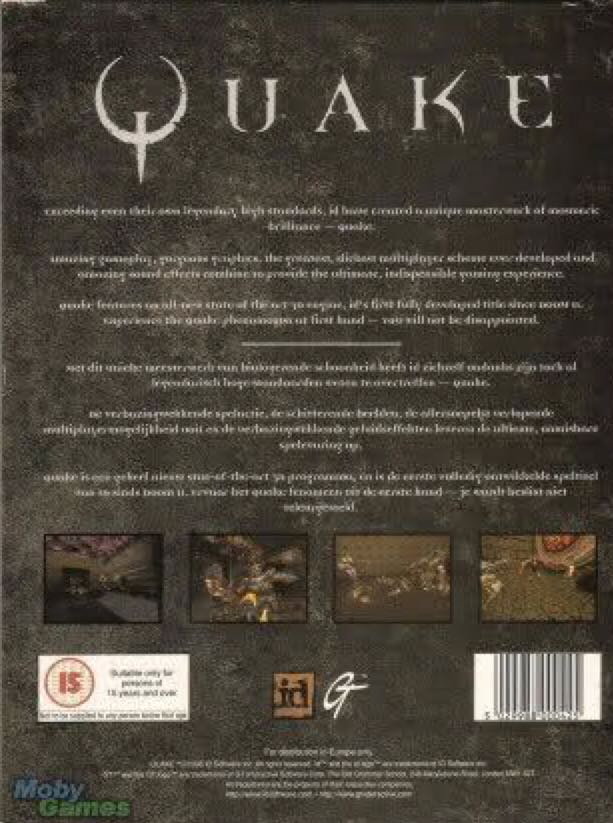 Quake 2 - PC (GT Interactive - 1-8) video game collectible [Barcode 9328878007954] - Main Image 2