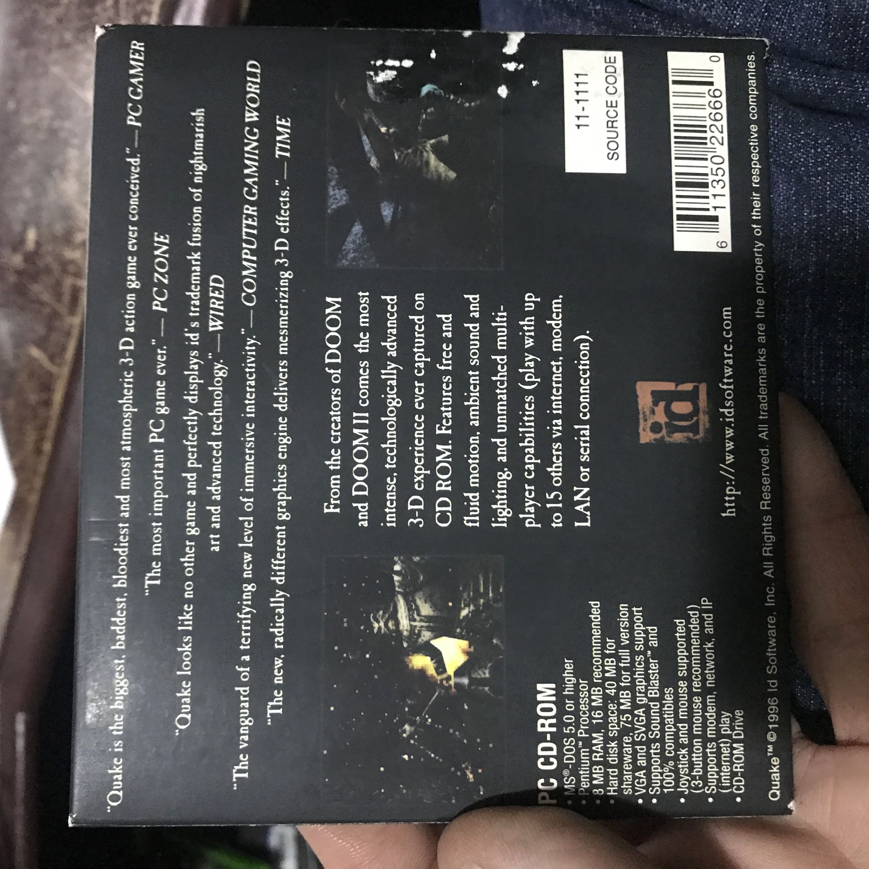 Quake - PC (id Software, Inc.) video game collectible - Main Image 2