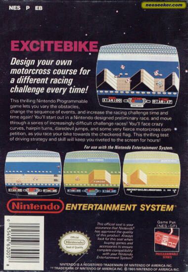 Excitebike - Nintendo Entertainment System (NES) (Nintendo - 1-2) video game collectible [Barcode 0045496630058] - Main Image 2