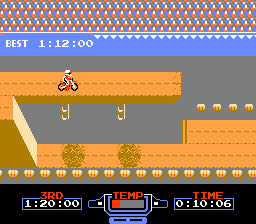 Excitebike - Nintendo Entertainment System (NES) (Nintendo - 1) video game collectible [Barcode 045496630058] - Main Image 4