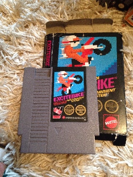 Excitebike - Nintendo Entertainment System (NES) (Nintendo - 2) video game collectible [Barcode 074299009167] - Main Image 1