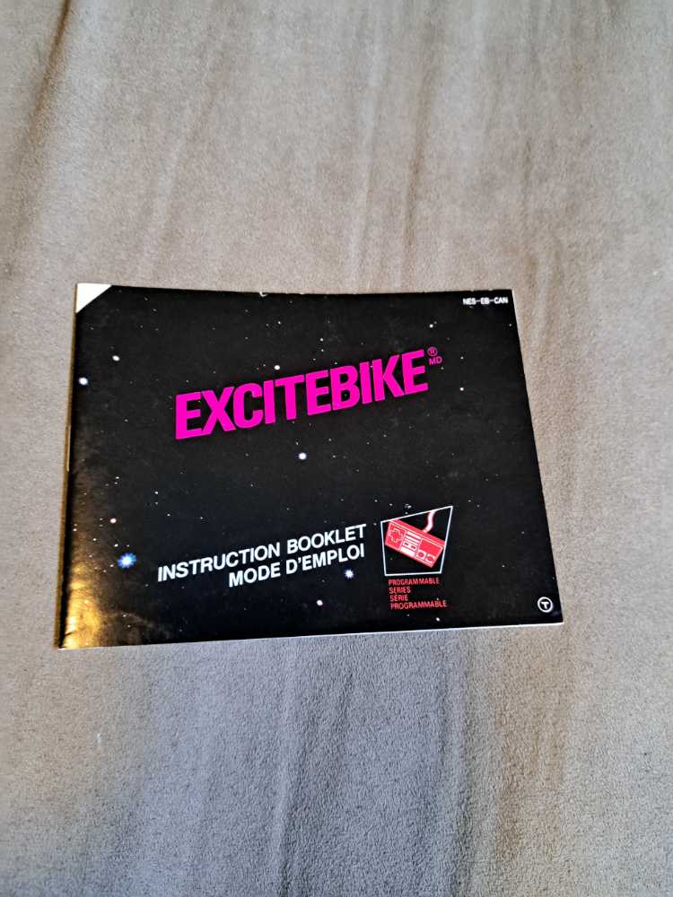 Excitebike - Nintendo Entertainment System (NES) (Nintendo) video game collectible - Main Image 2