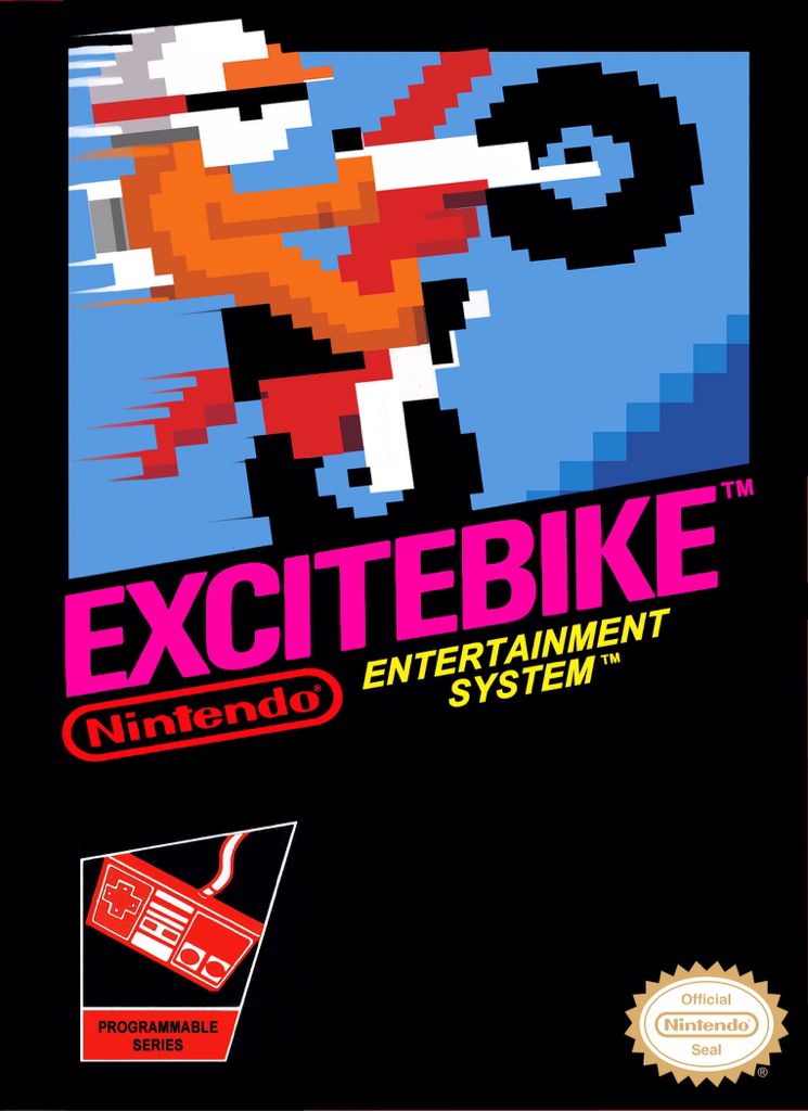 Excitebike - Nintendo Entertainment System (NES) (Nintendo) video game collectible - Main Image 1