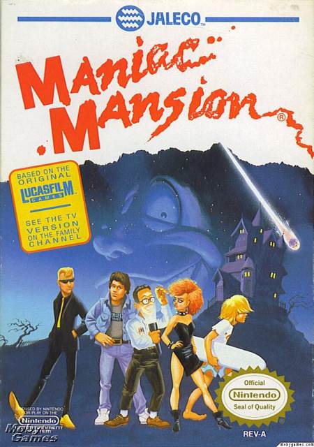 Maniac Mansion - Nintendo Entertainment System (NES) (1) video game collectible - Main Image 1