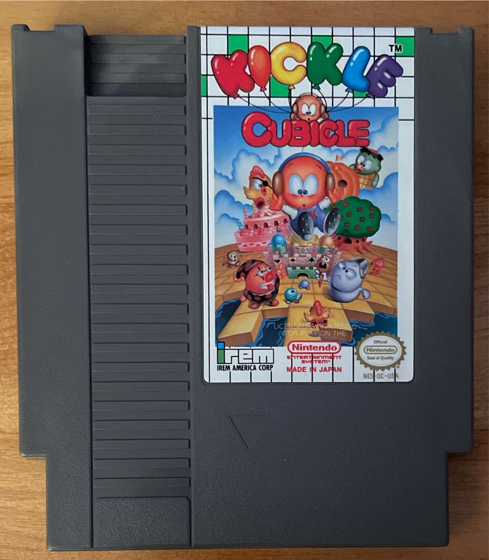 Kickle Cubicle - Nintendo Entertainment System (NES) (Irem - Single-Player) video game collectible [Barcode 045496430375] - Main Image 3