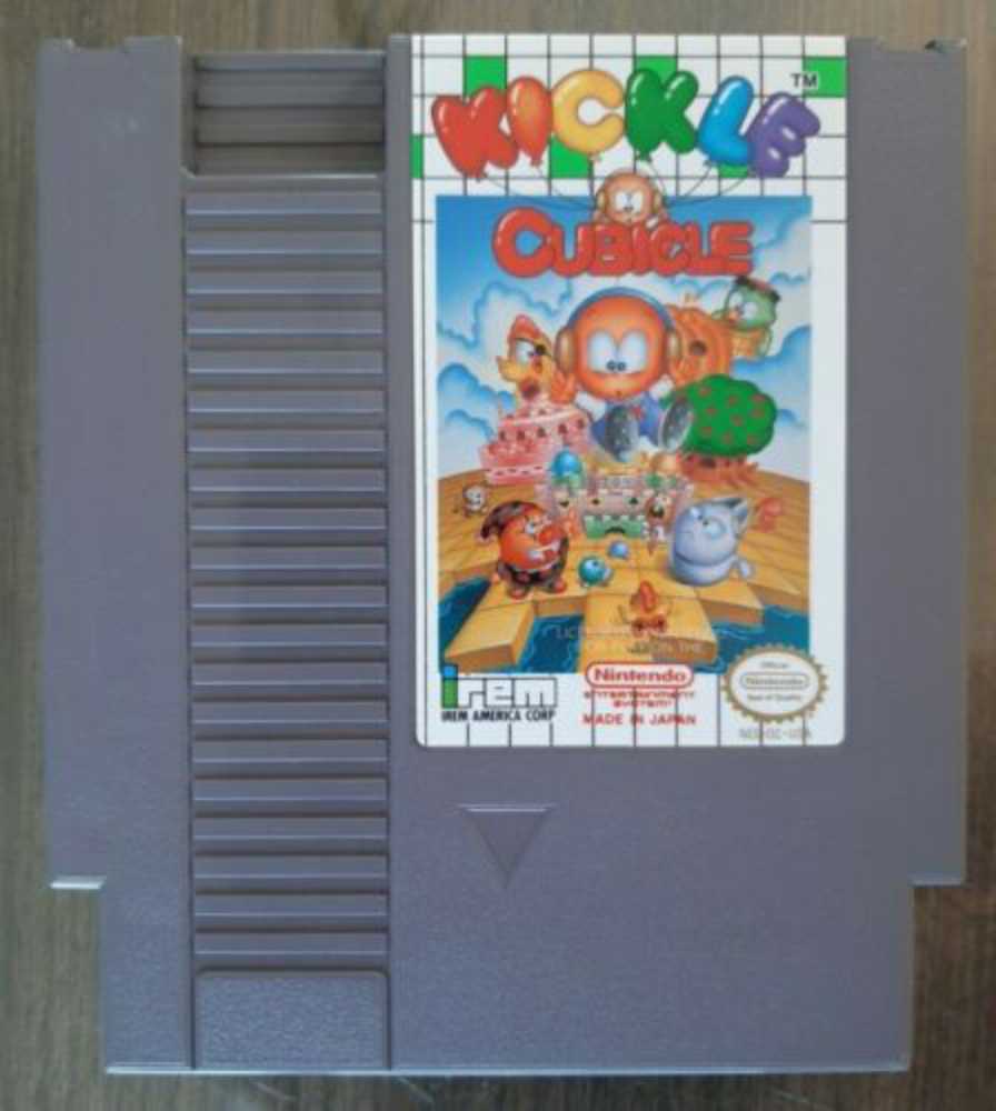 Kickle Cubicle - Nintendo Entertainment System (NES) (Irem America Corp - 1) video game collectible - Main Image 3