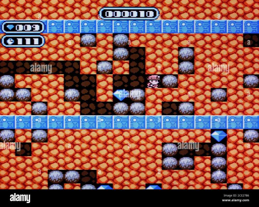 Boulder Dash - Nintendo Entertainment System (NES) (Micro Fun - 1-2) video game collectible - Main Image 4