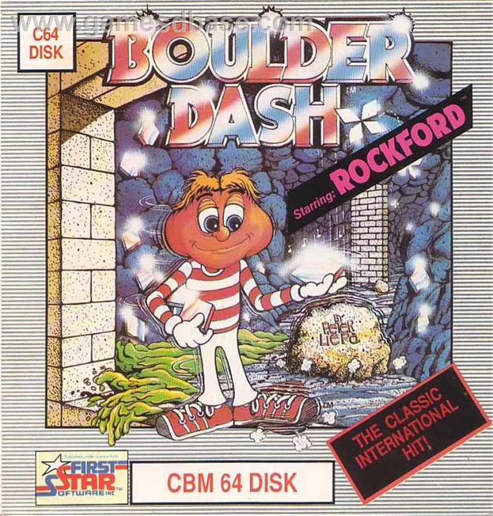 Boulder Dash - Commodore 64 (State Soft Ltd.) video game collectible - Main Image 1