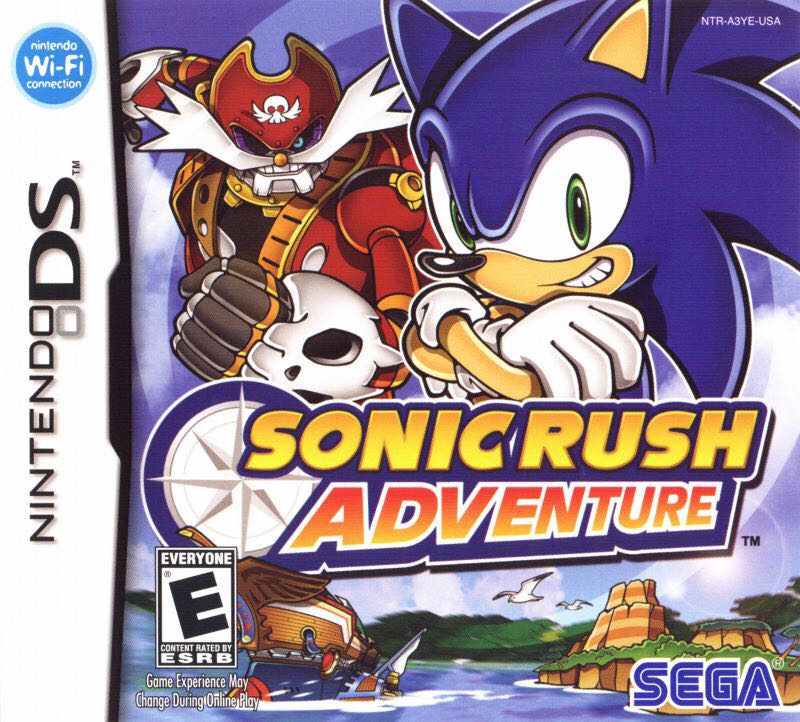 Sonic Rush Adventure - Nintendo DS (Sega) video game collectible - Main Image 1