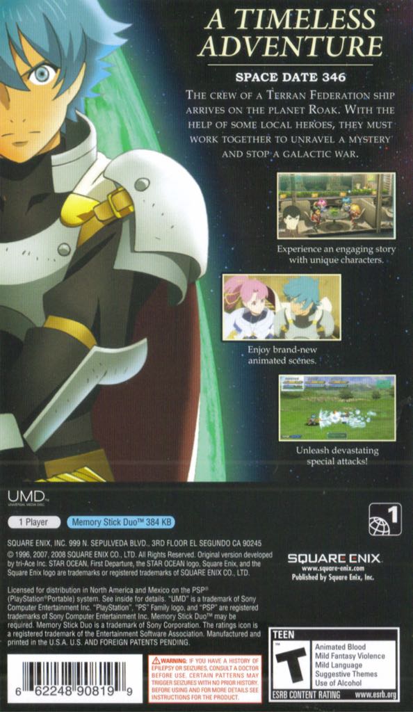 Star Ocean First Departure - Sony PlayStation Portable (PSP) video game collectible [Barcode 5060121823983] - Main Image 2