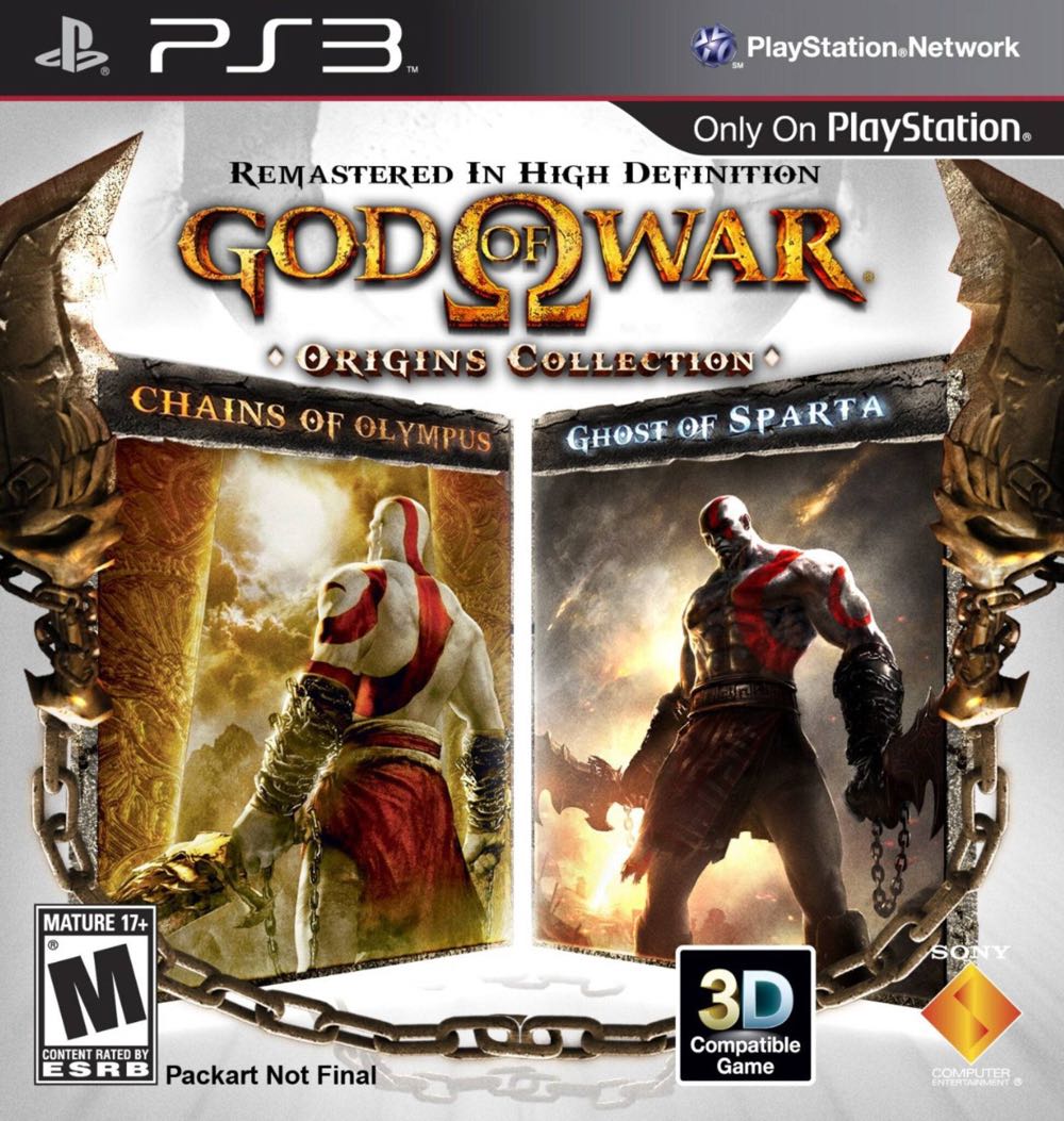 God Of War Chains Of Olympus - Sony PlayStation Portable (PSP) video game collectible [Barcode 711719254614] - Main Image 2