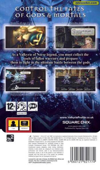 Valkyrie Profile : Lenneth - Sony PlayStation Portable (PSP) (Square Enix - 1) video game collectible [Barcode 5060121821798] - Main Image 2