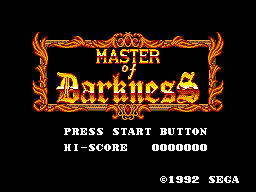 Master Of Darkness(SUN) - Sega Master System (Sega - 1) video game collectible [Barcode 4974365637071] - Main Image 3