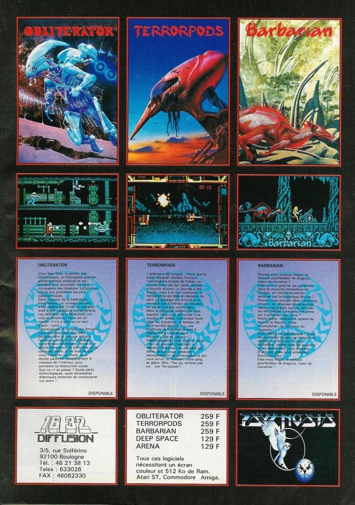 Barbarian Tenstar 3 Pack - Commodore Amiga (Psygnosis) video game collectible [Barcode 5016597001523] - Main Image 3