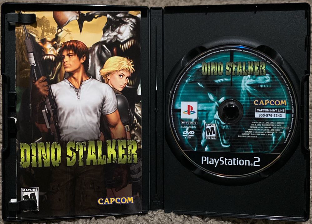 Dino Stalker - Sony PlayStation 2 (PS2) (Capcom - 1) video game collectible [Barcode 013388260089] - Main Image 3