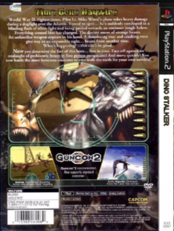 Dino Stalker - Sony PlayStation 2 (PS2) (Ps3 Games) video game collectible - Main Image 2