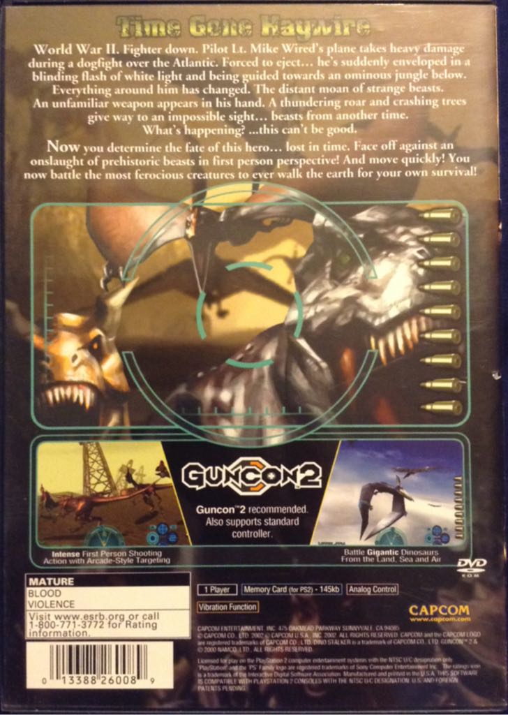 Dino Stalker - Sony PlayStation 2 (PS2) (1) video game collectible - Main Image 2