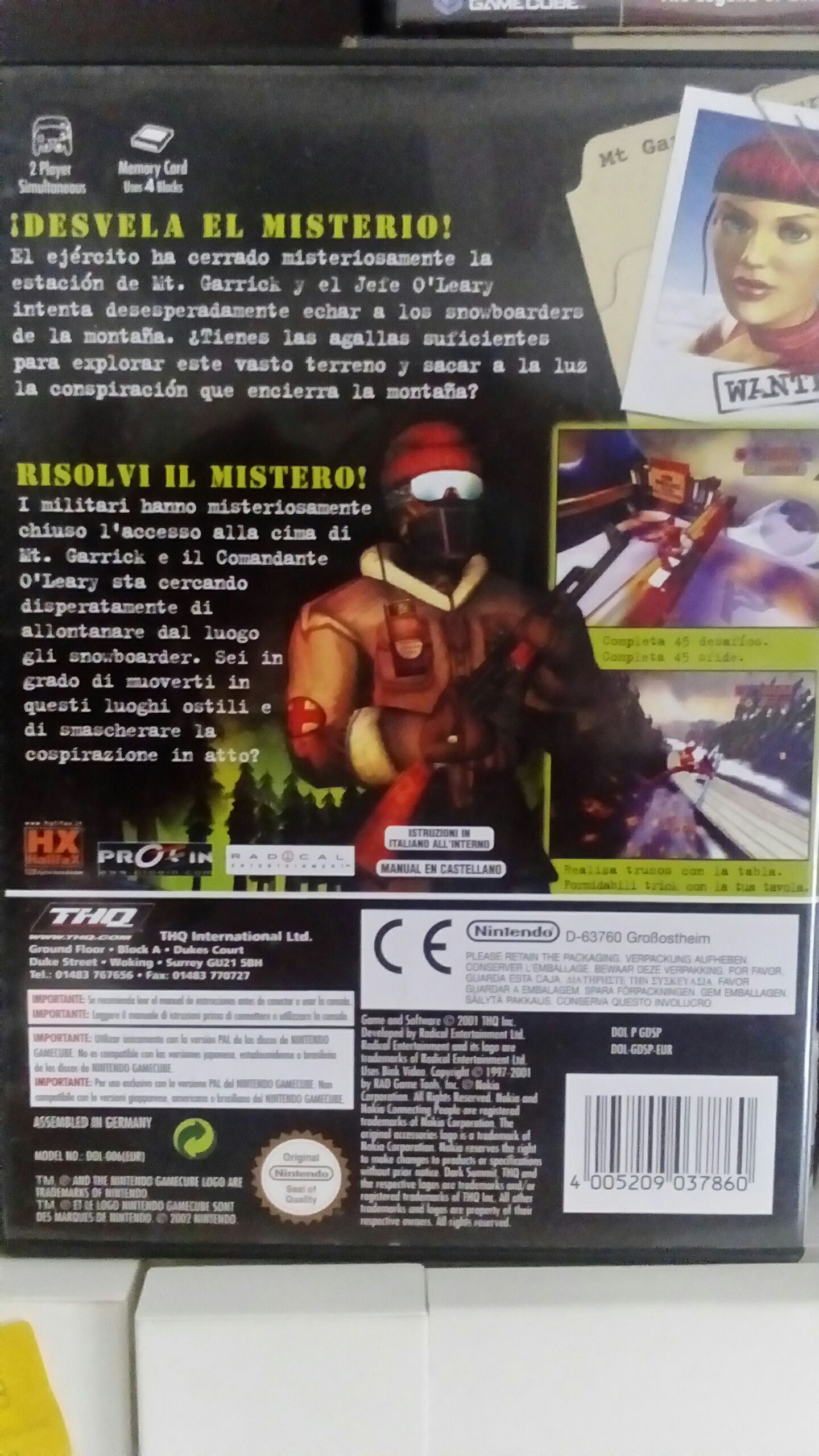 Dark Summit - Nintendo GameCube video game collectible [Barcode 4005209037860] - Main Image 2