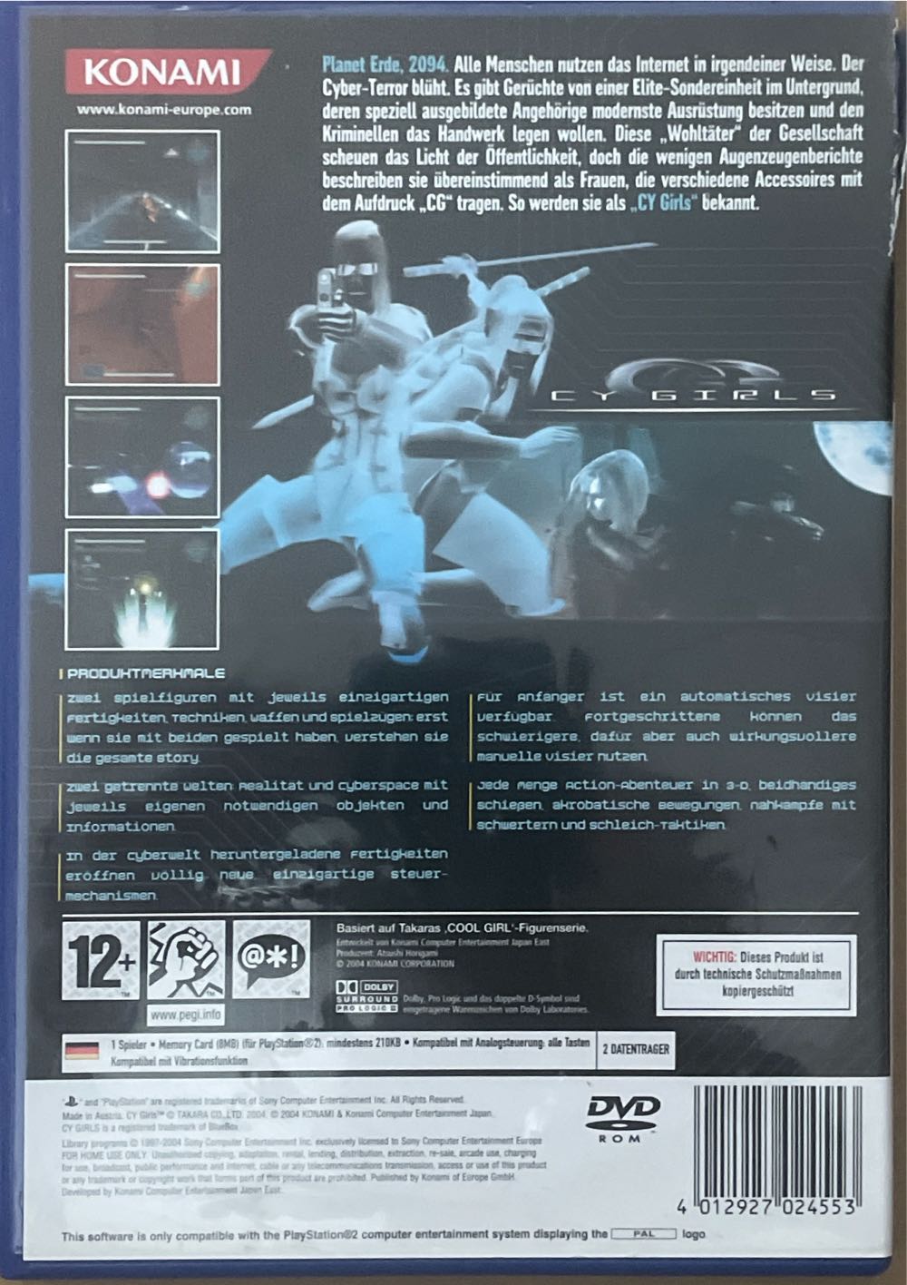 Cy Girls - Sony PlayStation 2 (PS2) video game collectible [Barcode 4012927024553] - Main Image 2