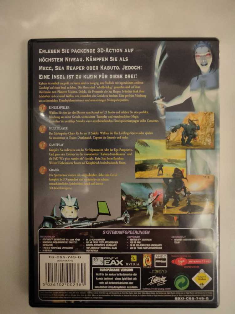 Giants: Citizen Kabuto - PC (1) video game collectible [Barcode 5026102002389] - Main Image 2