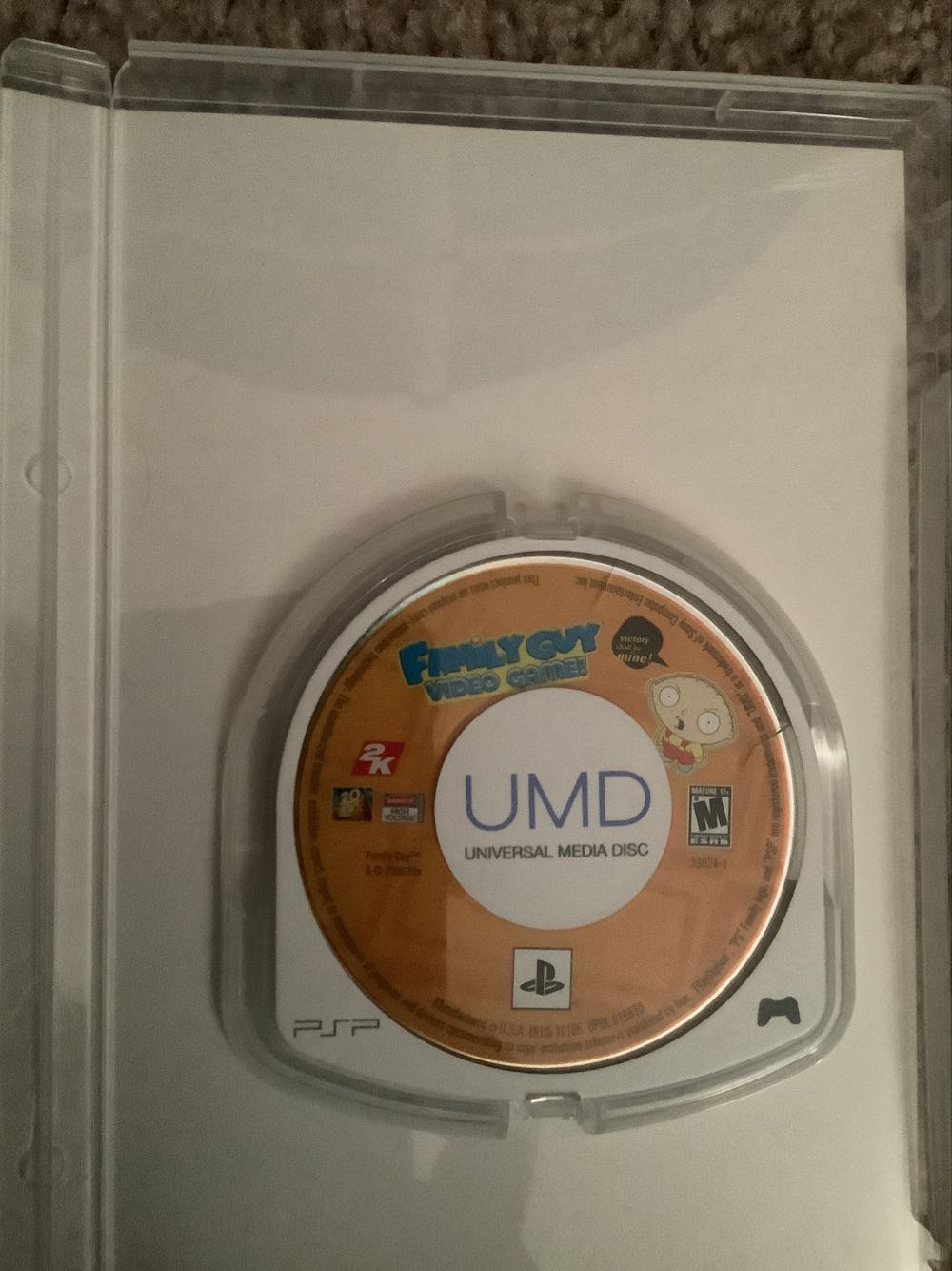 Family Guy Video Game! - Sony PlayStation Portable (PSP) (2K Games - 1) video game collectible [Barcode 710425330247] - Main Image 3