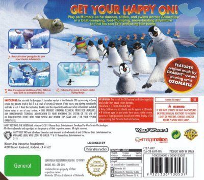 Happy Feet - Nintendo DS (Midway - 1) video game collectible [Barcode 031719191666] - Main Image 2