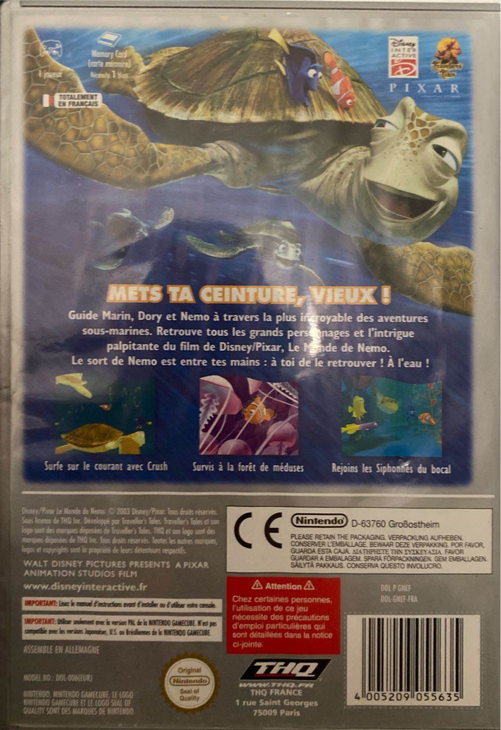 Le Monde De Nemo - Nintendo GameCube video game collectible [Barcode 4005209055635] - Main Image 2