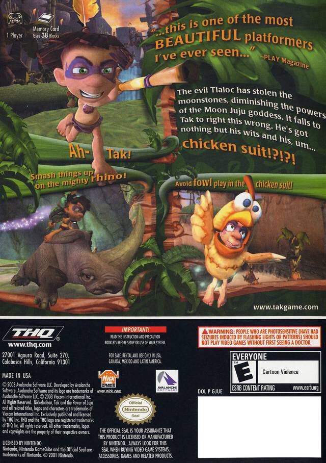Tak And The Power Of Juju - Sony PlayStation 2 (PS2) (THQ - 1) video game collectible [Barcode 4005209053464] - Main Image 2