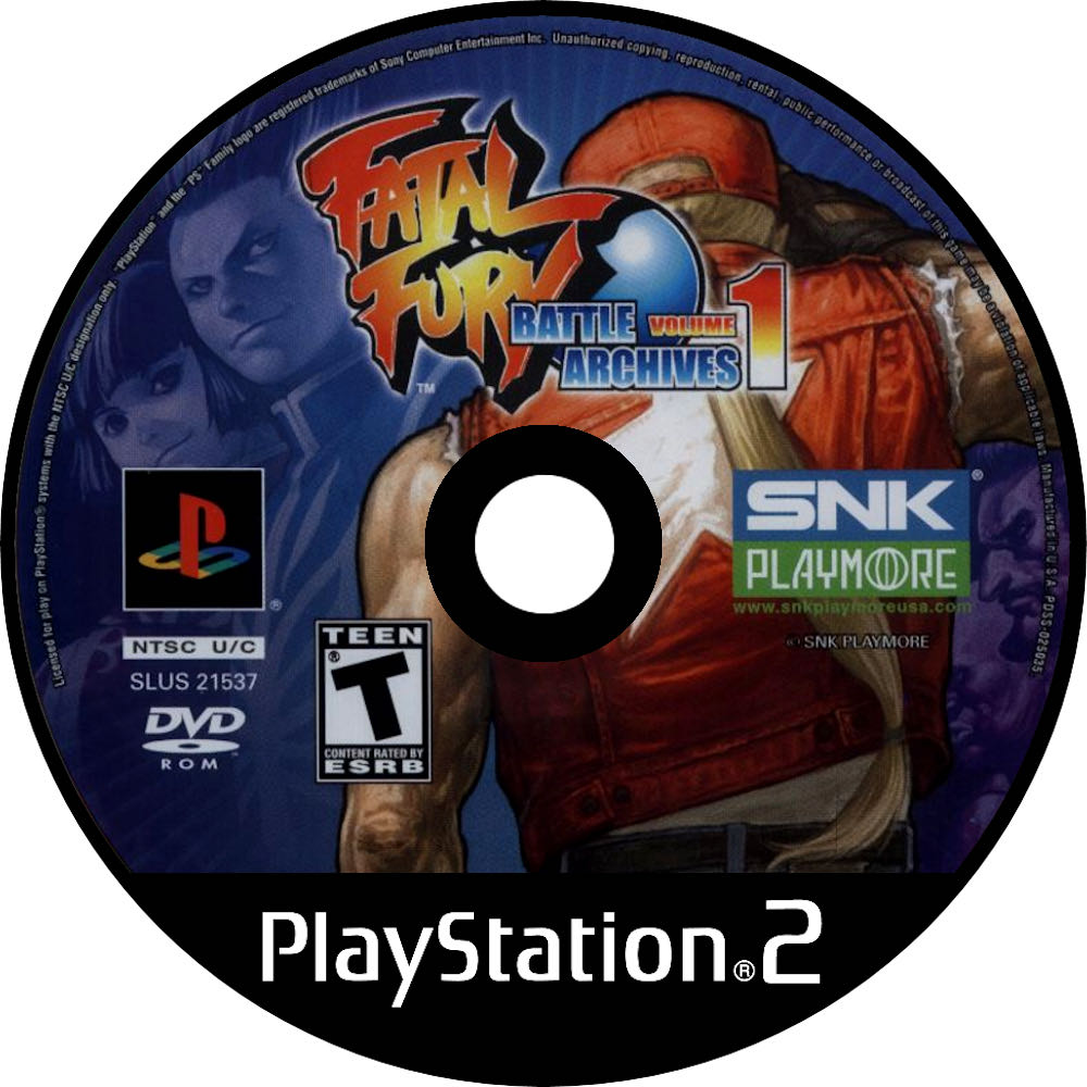 Fatal Fury Battle Archives: Volume 1 - Sony PlayStation 2 (PS2) (SNK Playmore - 2) video game collectible [Barcode 828862200235] - Main Image 3