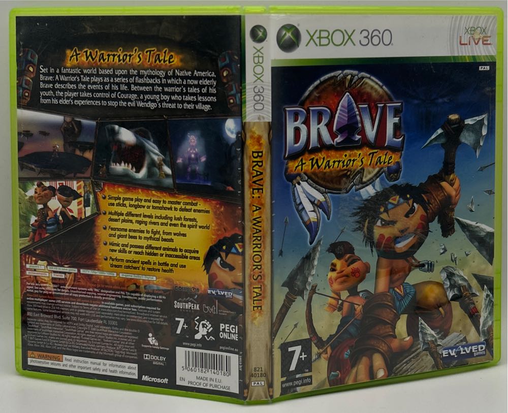 Brave: A Warriors Tale - Microsoft Xbox 360 (SouthPeak Games - 1) video game collectible [Barcode 5060182140180] - Main Image 3