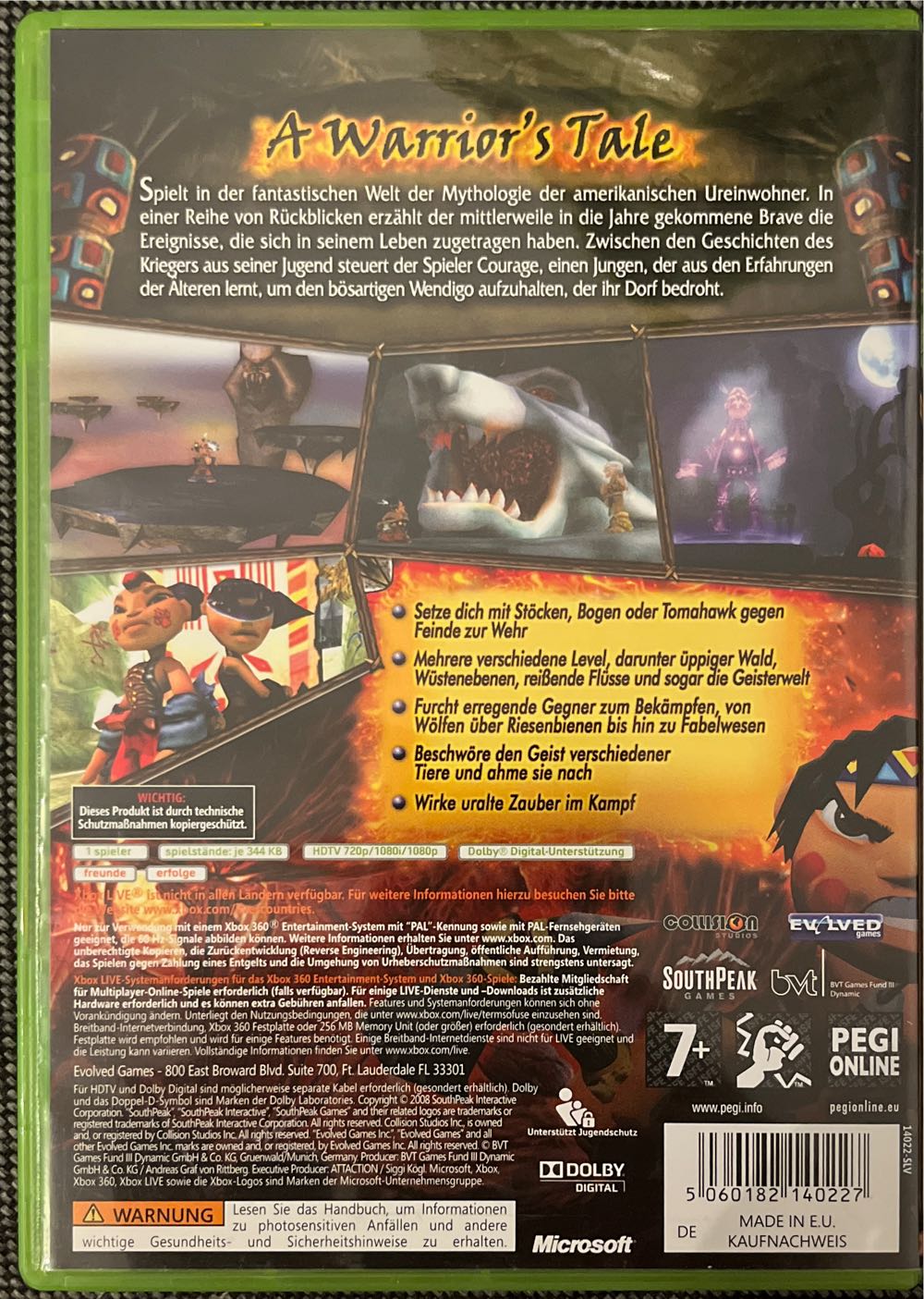 Brave: A Warriors Tale - Microsoft Xbox 360 video game collectible [Barcode 5060182140227] - Main Image 2