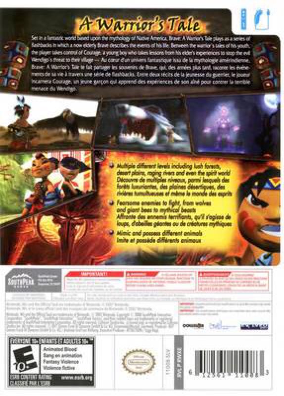 Brave: A Warriors Tale - Nintendo Wii (SouthPeak Games - 1) video game collectible [Barcode 612561100084] - Main Image 2