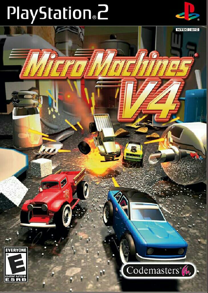 Micro Machines V4 - Sony PlayStation 2 (PS2) video game collectible [Barcode 5024866330762] - Main Image 1