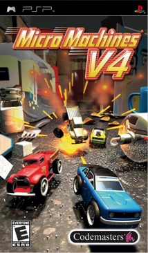 (2006) Micro Machines V4 - Sony PlayStation Portable (PSP) video game collectible [Barcode 5024866330823] - Main Image 1