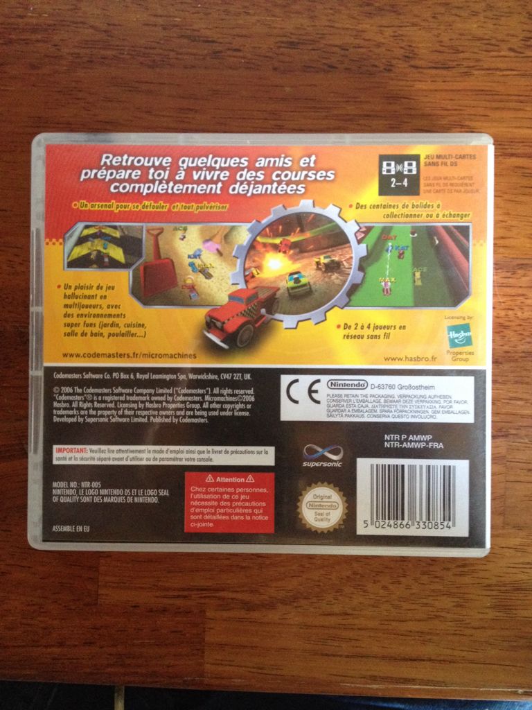 Micro Machines V4 - Nintendo DS video game collectible [Barcode 5024866330854] - Main Image 2
