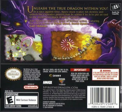 The Legend of Spyro - A New Beginning - Nintendo DS (Vivendi) video game collectible [Barcode 3348542206335] - Main Image 2