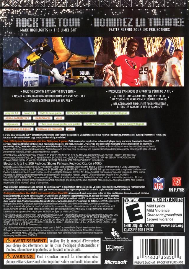 NFL TOUR - Microsoft Xbox 360 (Ea Sports - 4) video game collectible [Barcode 014633155709] - Main Image 2
